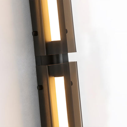 Modern Minimalist Glass Long Strip LED Indoor Wall Sconce - Flyachilles