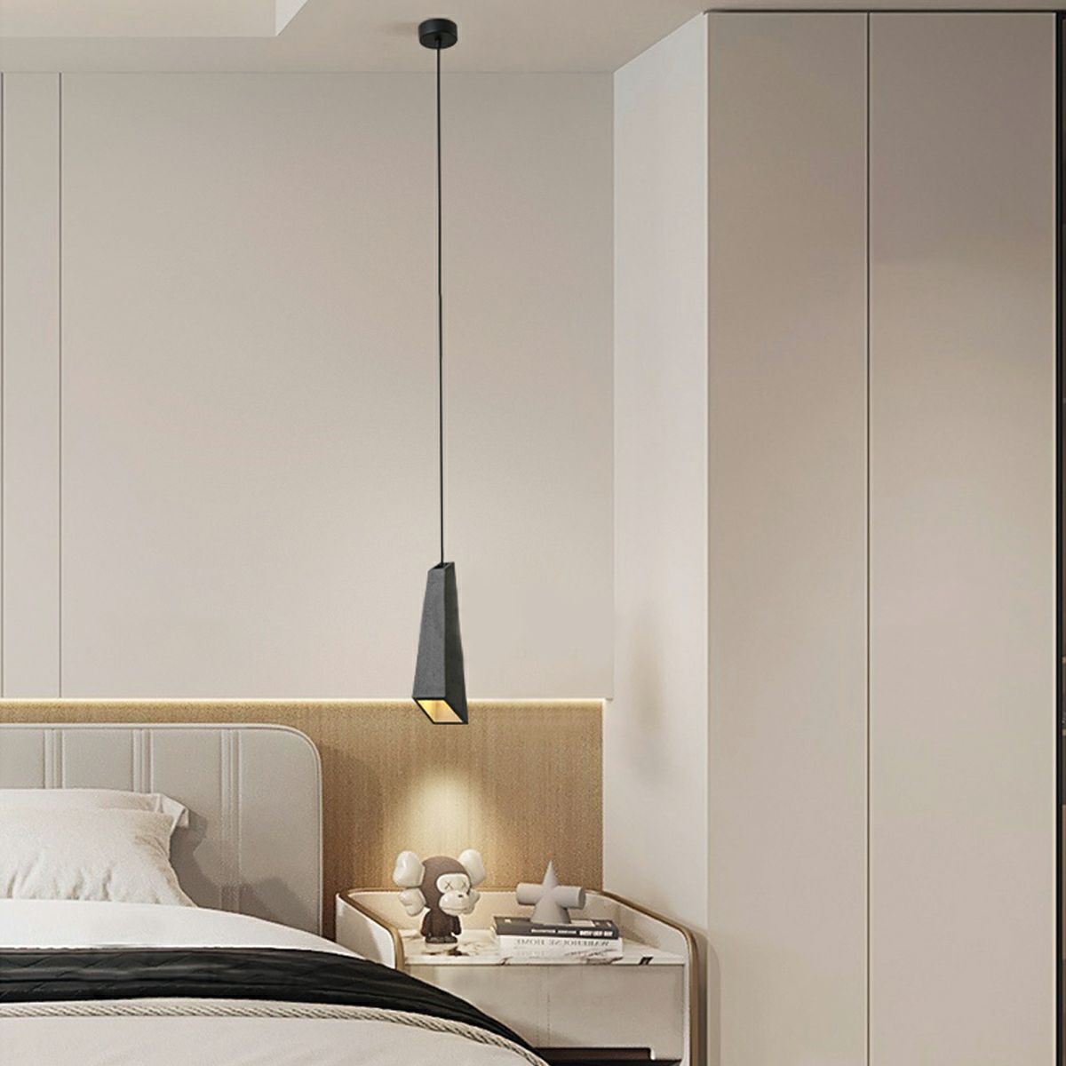 Modern Minimalist Industrial Indoor Cement LED Pendant Lights - Flyachilles