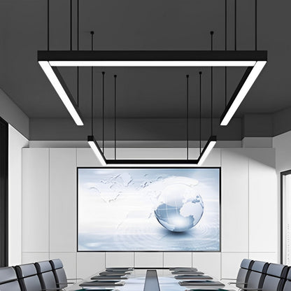 Modern Minimalist LED Long Strip Office Pendant Lights - Flyachilles