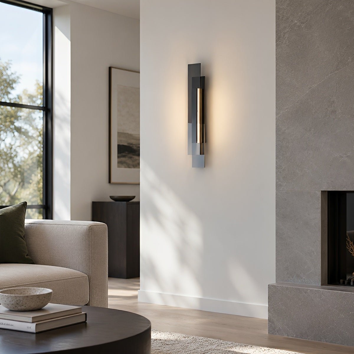 Modern Minimalist Linear Glass LED Wall Sconce - Flyachilles