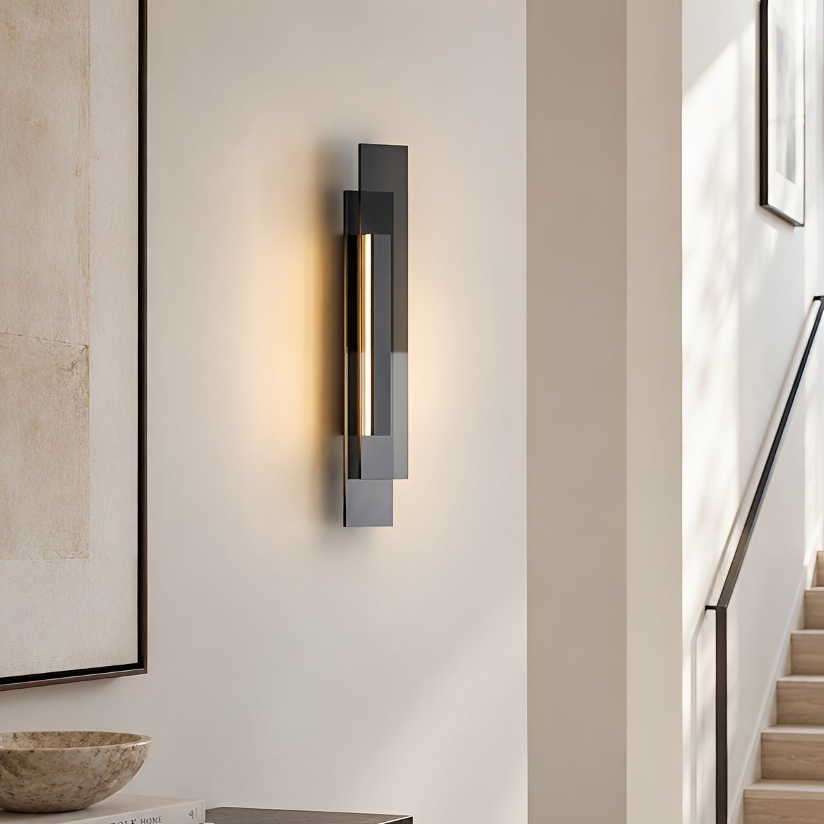 Modern Minimalist Linear Glass LED Wall Sconce - Flyachilles