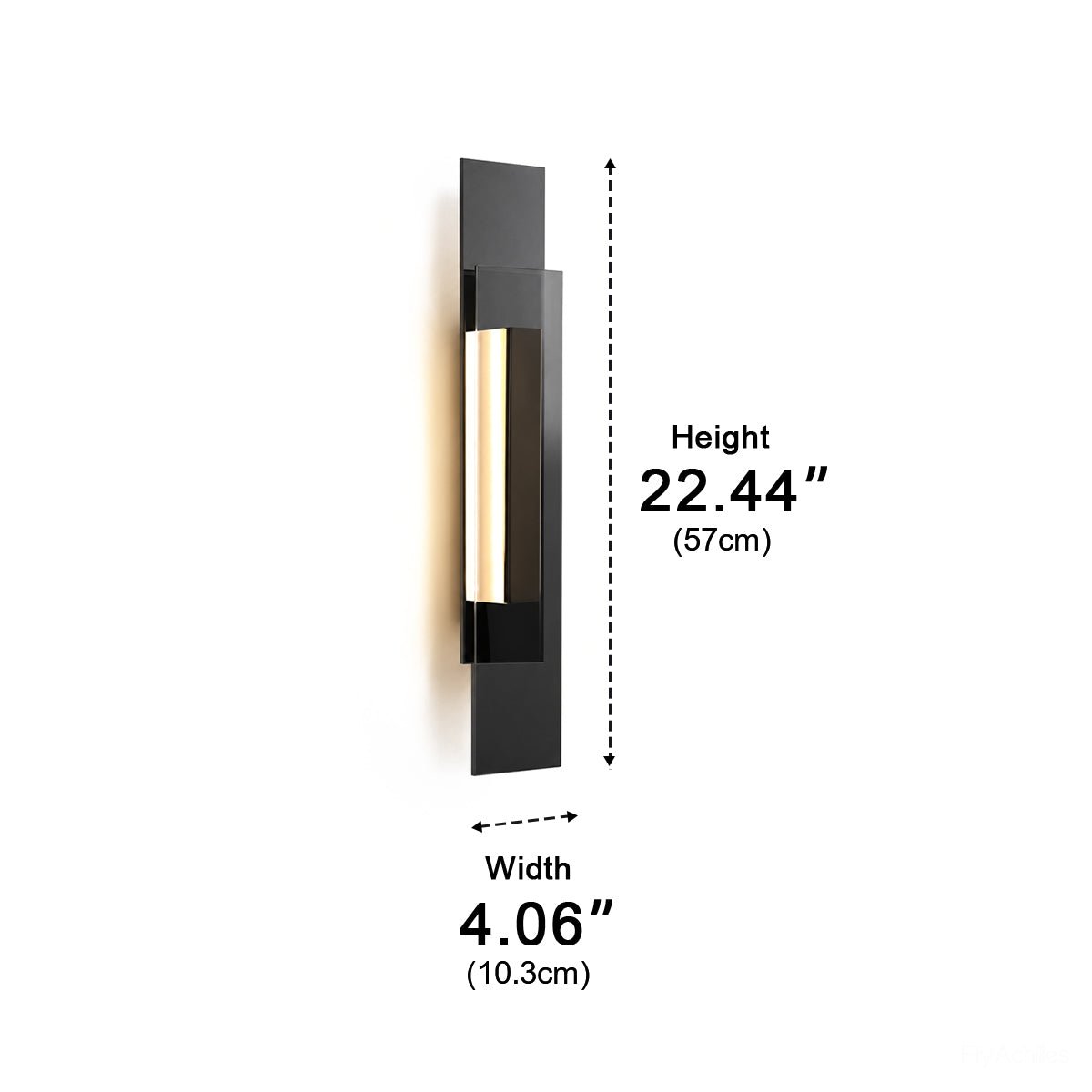 Modern Minimalist Linear Glass LED Wall Sconce - Flyachilles