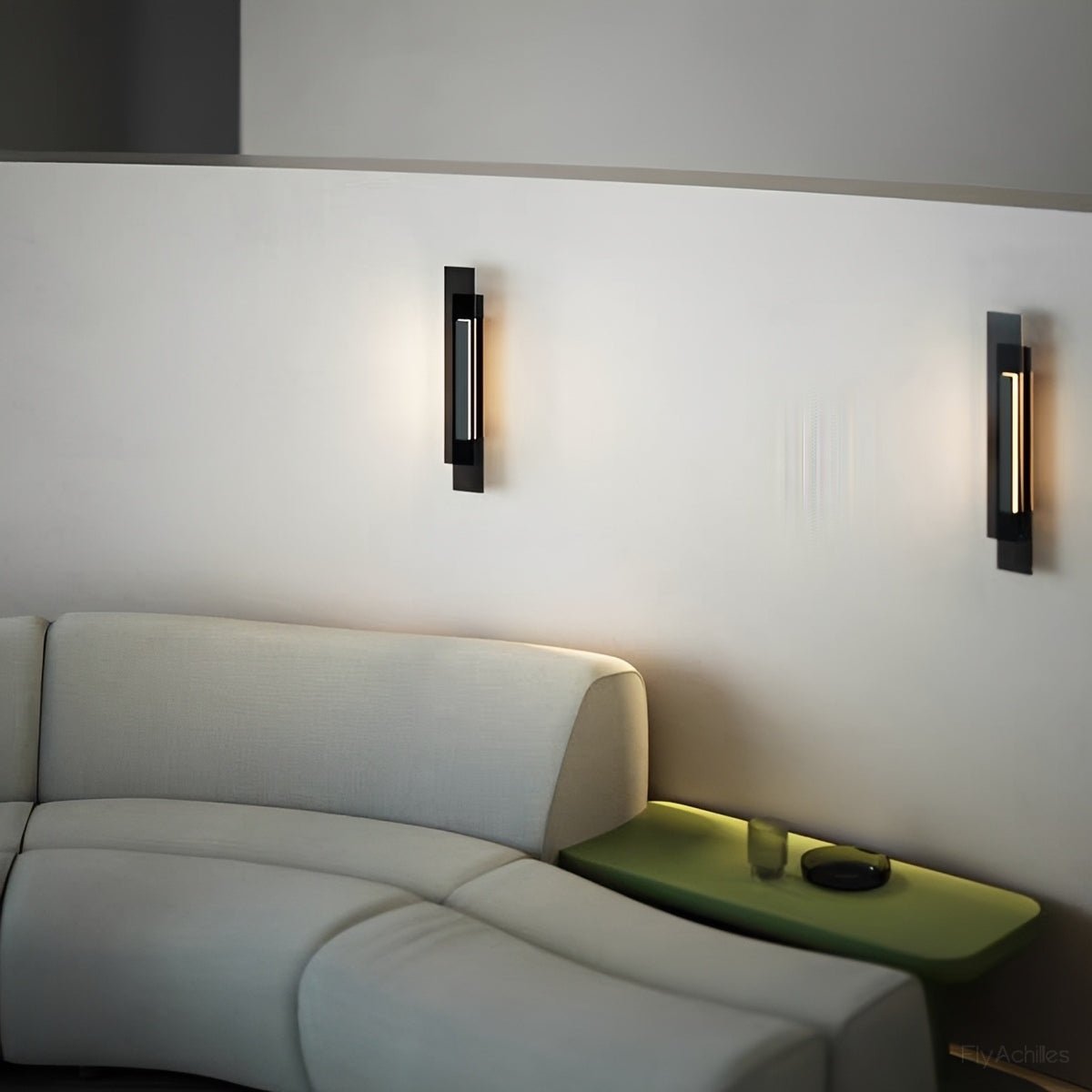 Modern Minimalist Linear Glass LED Wall Sconce - Flyachilles