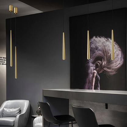 Modern Minimalist Long Strip Bar LED Pendant Lights - Flyachilles