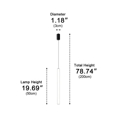 Modern Minimalist Long Strip LED Stairs Pendant Lights - Flyachilles