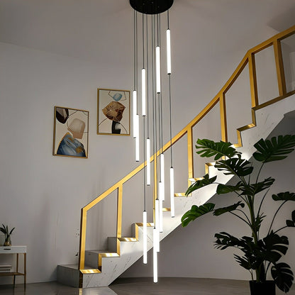 Modern Minimalist Long Strip LED Stairs Pendant Lights - Flyachilles
