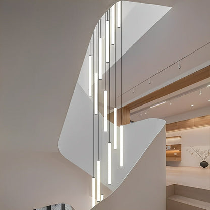Modern Minimalist Long Strip LED Stairs Pendant Lights - Flyachilles