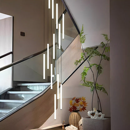 Modern Minimalist Long Strip LED Stairs Pendant Lights - Flyachilles