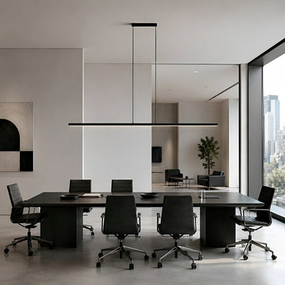 Modern Minimalist Long Strip Light Pendant Lights up and down adjustable - Flyachilles