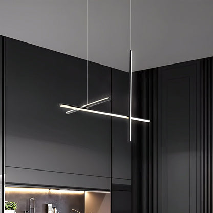 Modern Minimalist LOS Coordinates Geometric Linear LED Pendant Lights - Flyachilles