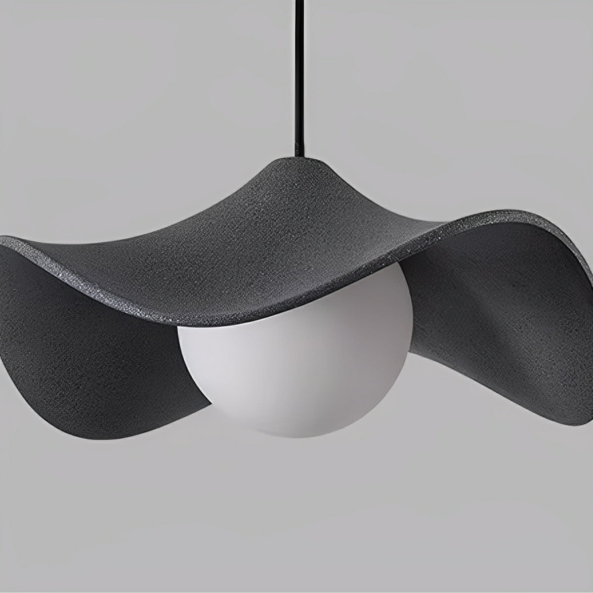 Modern Minimalist Lotus Leaf Cement LED Pendant Lights - Flyachilles