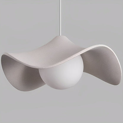 Modern Minimalist Lotus Leaf Cement LED Pendant Lights - Flyachilles