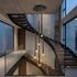 Modern Minimalist Multi - Drop Linear LED Stairs Pendant Lights - Flyachilles