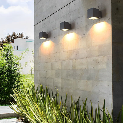Modern Minimalist Outdoor LED Waterproof Exterior Wall Light for Courtyard Fence - Flyachilles