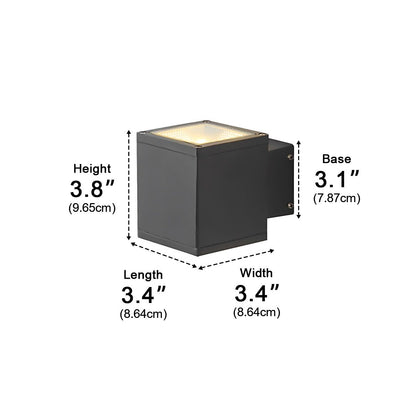 Modern Minimalist Outdoor LED Waterproof Exterior Wall Light for Courtyard Fence - Flyachilles
