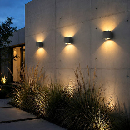 Modern Minimalist Outdoor LED Waterproof Exterior Wall Light for Courtyard Fence - Flyachilles
