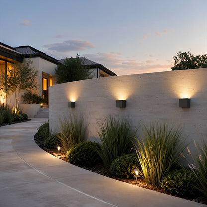 Modern Minimalist Outdoor LED Waterproof Exterior Wall Light for Courtyard Fence - Flyachilles