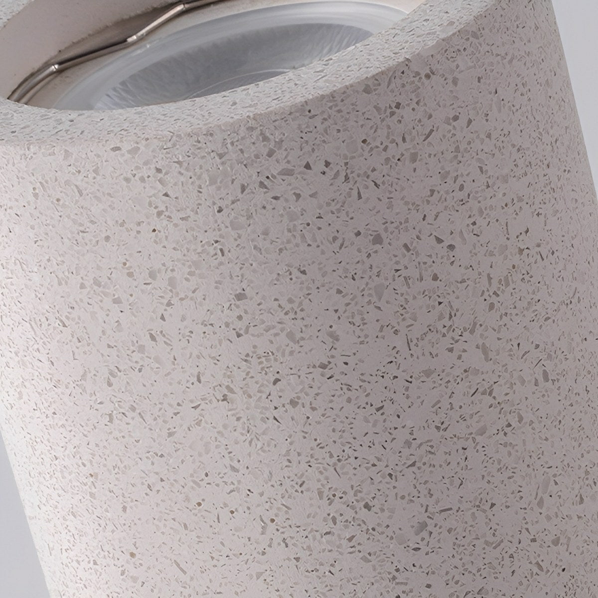 Modern Minimalist Round Cement LED Ceiling Lights Mainless Lighting - Flyachilles