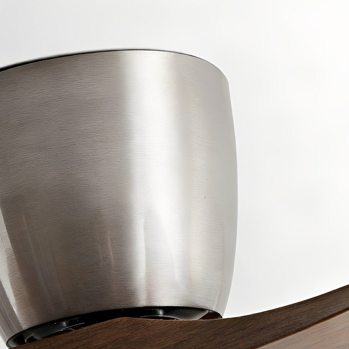 Modern Minimalist Sculptural DC Motor Reverse Ceiling Fan with Light - Flyachilles