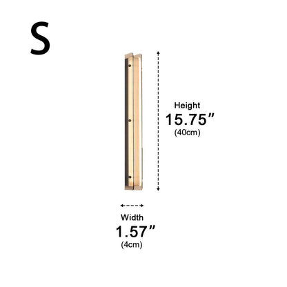 Modern Minimalist Slim Vertical LED Linear Wall Sconce - Flyachilles
