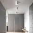 Modern Minimalist Square Cement LED Ceiling Lights Mainless Lighting - Flyachilles