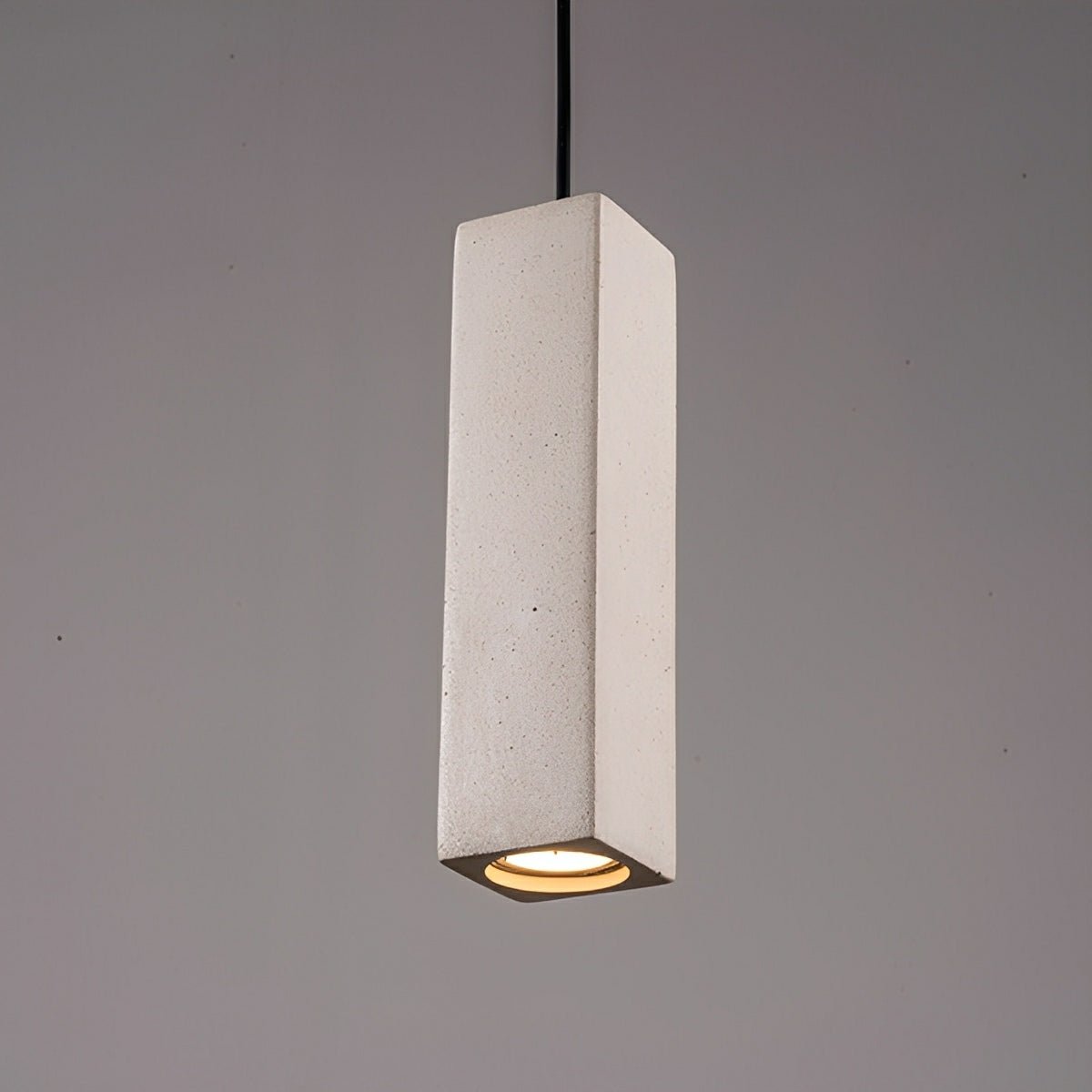 Modern Minimalist Square Cement LED Pendant Lights - Flyachilles