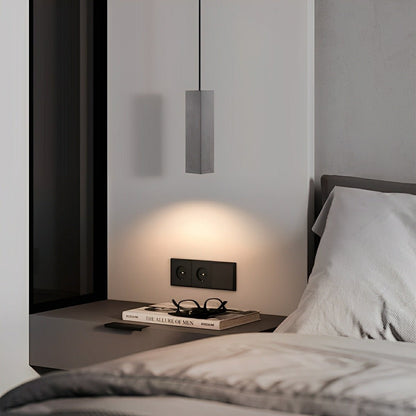 Modern Minimalist Square Cement LED Pendant Lights - Flyachilles