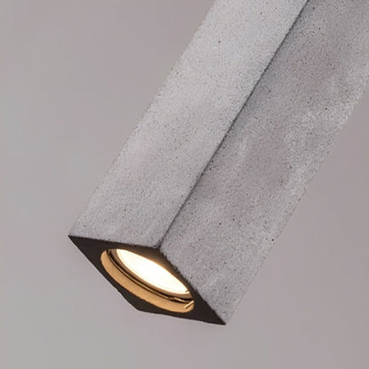 Modern Minimalist Square Cement LED Pendant Lights - Flyachilles