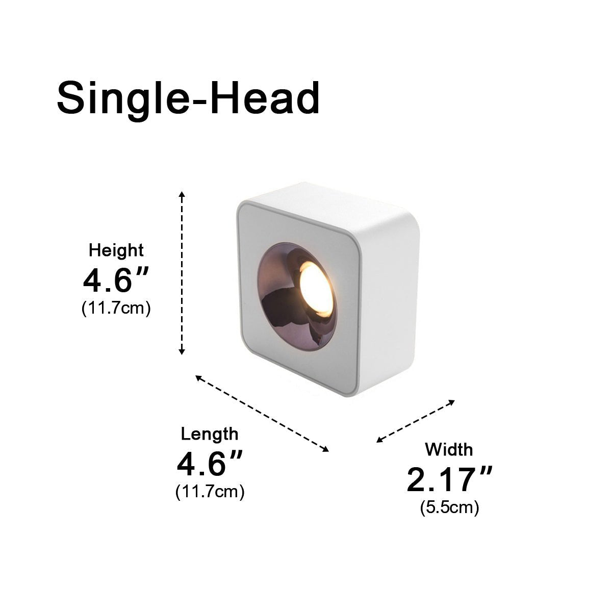 Modern Minimalist Square LED Indoor Ceiling Spot Light - Flyachilles