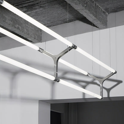 Modern Minimalist Three Forks Long Strip LED Pendant Lights - Flyachilles