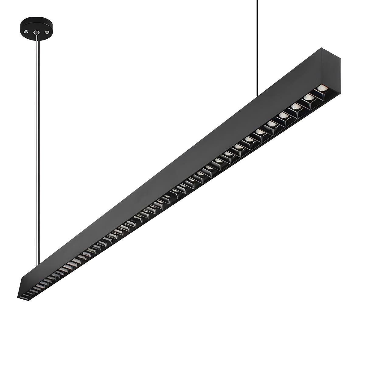 Modern Minimalist Up and Down 2 Way Office Grille LED Long Strip Light - Flyachilles