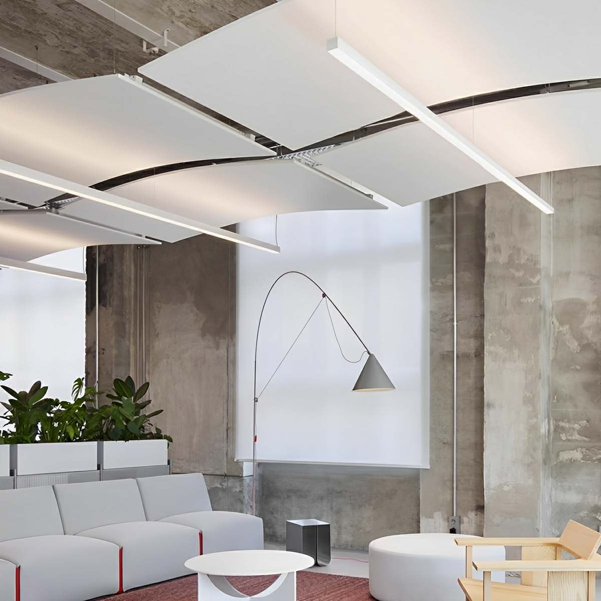 Modern Minimalist Up&amp;Down Linear LED Strip Office Ceiling Pendant Lights - Flyachilles