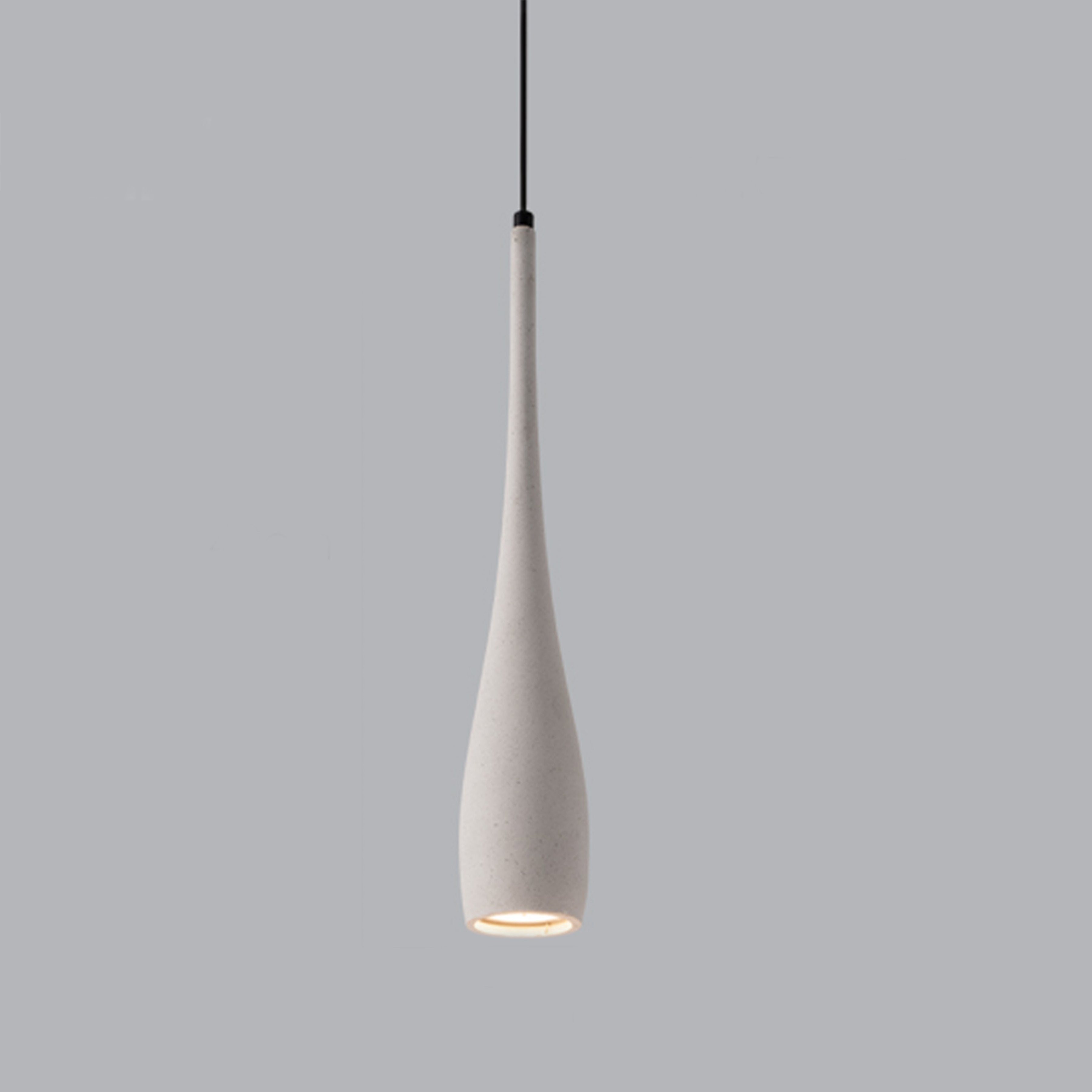 Modern Minimalist Water Drop Indoor Cement LED Pendant Lights - Flyachilles