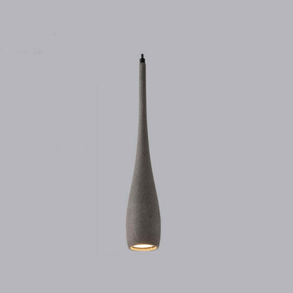 Modern Minimalist Water Drop Indoor Cement LED Pendant Lights - Flyachilles