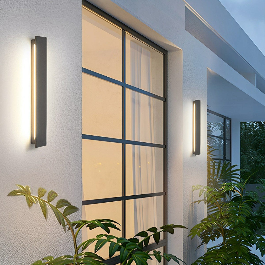 Modern Minimalist Waterproof Outdoor Cement LED Porch Lights - Flyachilles