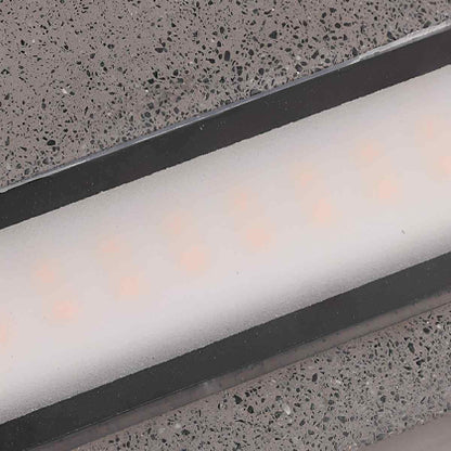 Modern Minimalist Waterproof Outdoor Cement Long Dome LED Porch Lights - Flyachilles