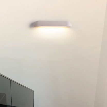 Modern Minimalist Waterproof Outdoor Cement Long Dome LED Porch Lights - Flyachilles