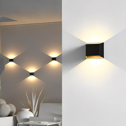 Modern Minimalist Waterproof Rectangular LED Wall Light - Flyachilles