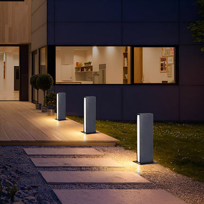 Modern Minimalist Waterproof Rectangular Outdoor LED Lawn Pathway Lights - Flyachilles