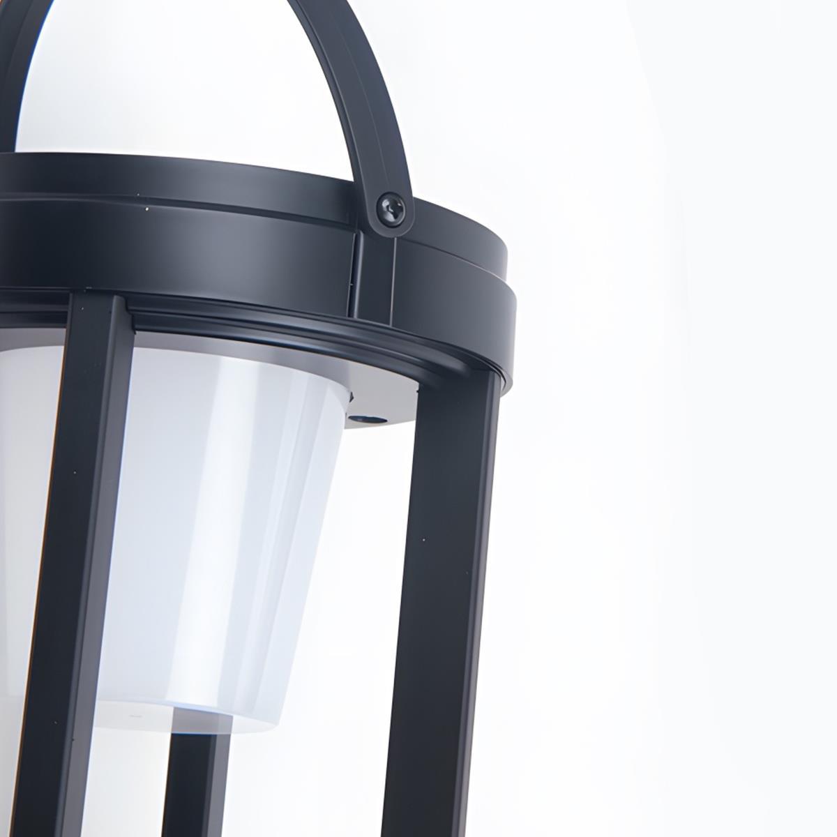 Modern Minimalist Waterproof Solar LED Outdoor Lantern Tabletop Lamp Rechargeable - Flyachilles