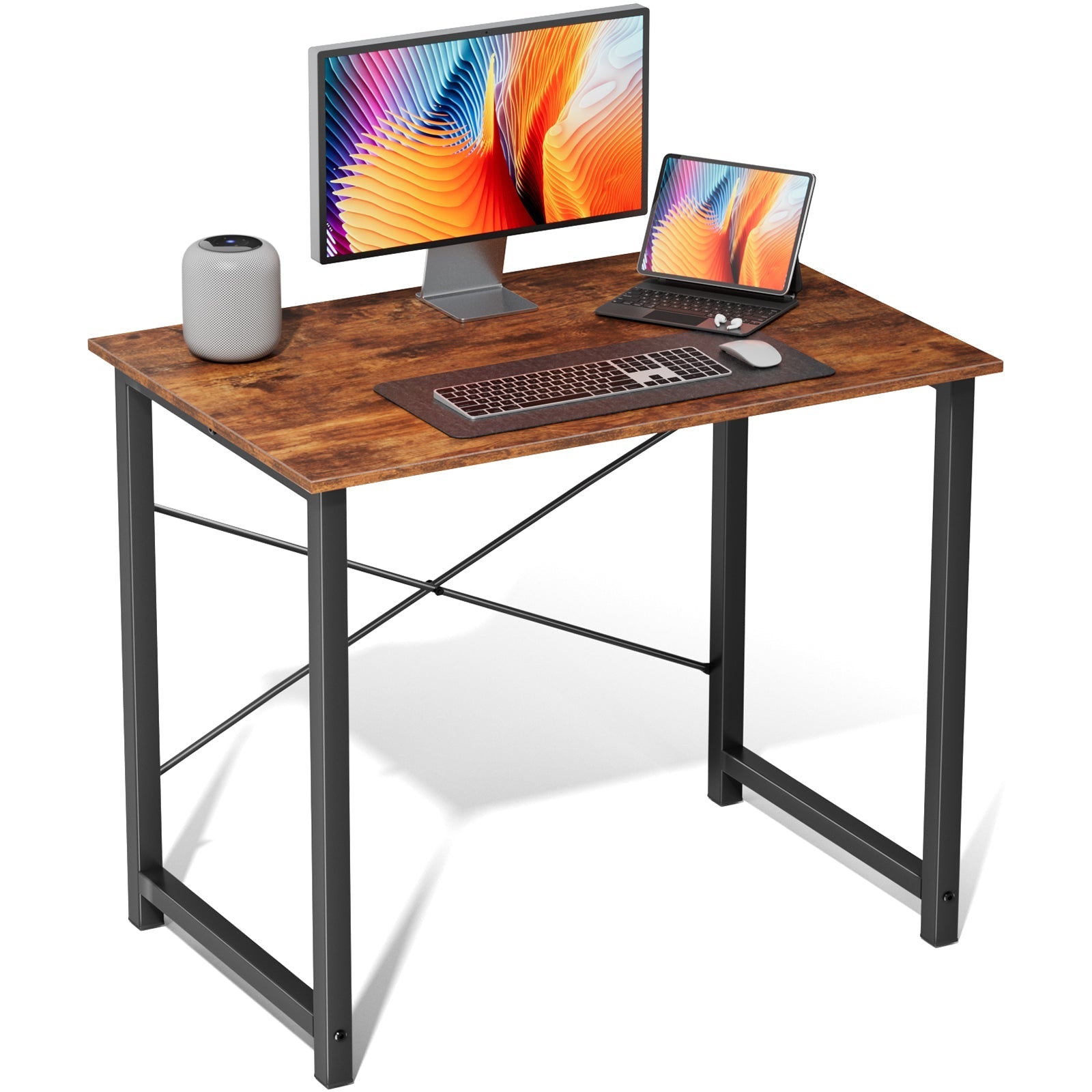 Modern Minimalist Wood Computer Desk for Home Office - Flyachilles