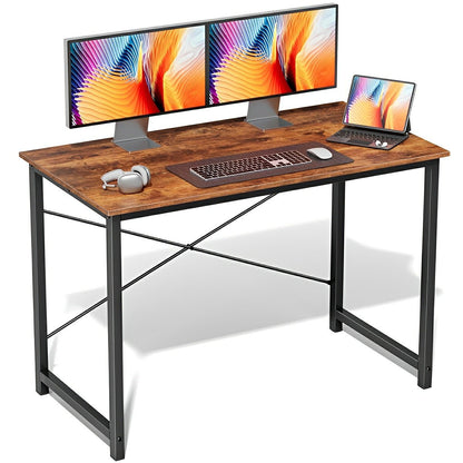 Modern Minimalist Wood Computer Desk for Home Office - Flyachilles