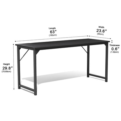 Modern Minimalist Wood Computer Desk for Home Office - Flyachilles