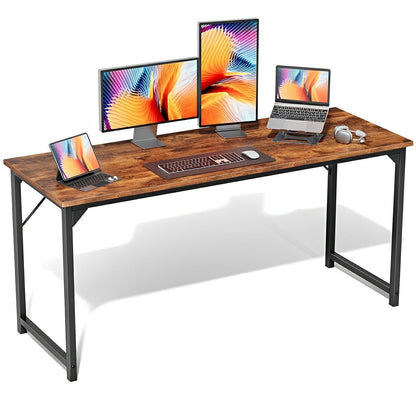 Modern Minimalist Wood Computer Desk for Home Office - Flyachilles