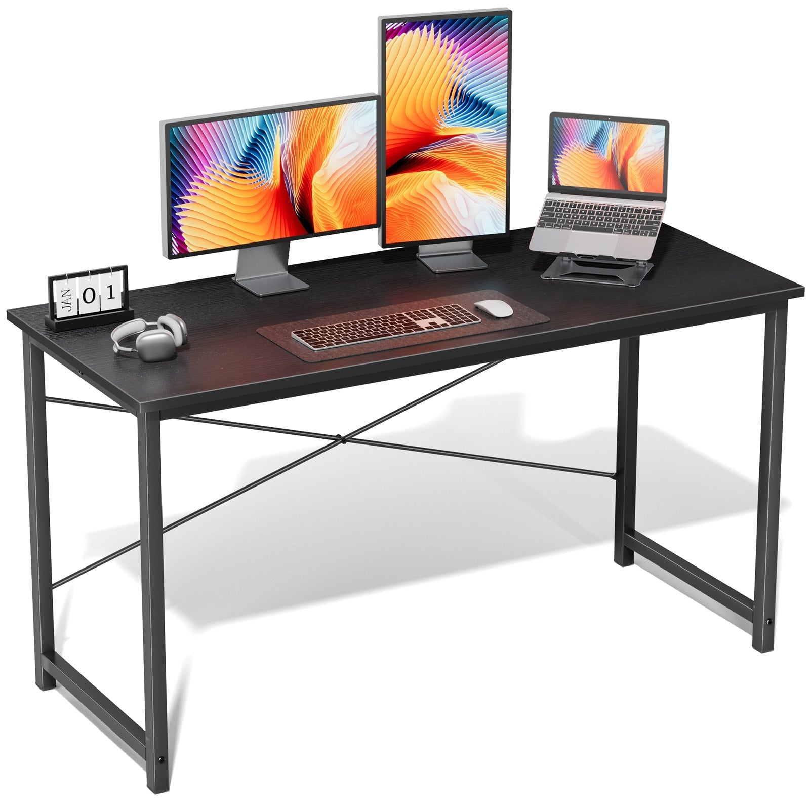 Modern Minimalist Wood Computer Desk for Home Office - Flyachilles