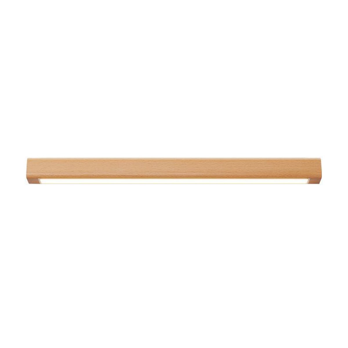 Modern Minimalist Wood Down LED Long Strip Indoor Wall Sconce - Flyachilles