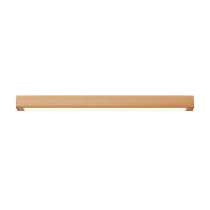 Modern Minimalist Wood Down LED Long Strip Indoor Wall Sconce - Flyachilles
