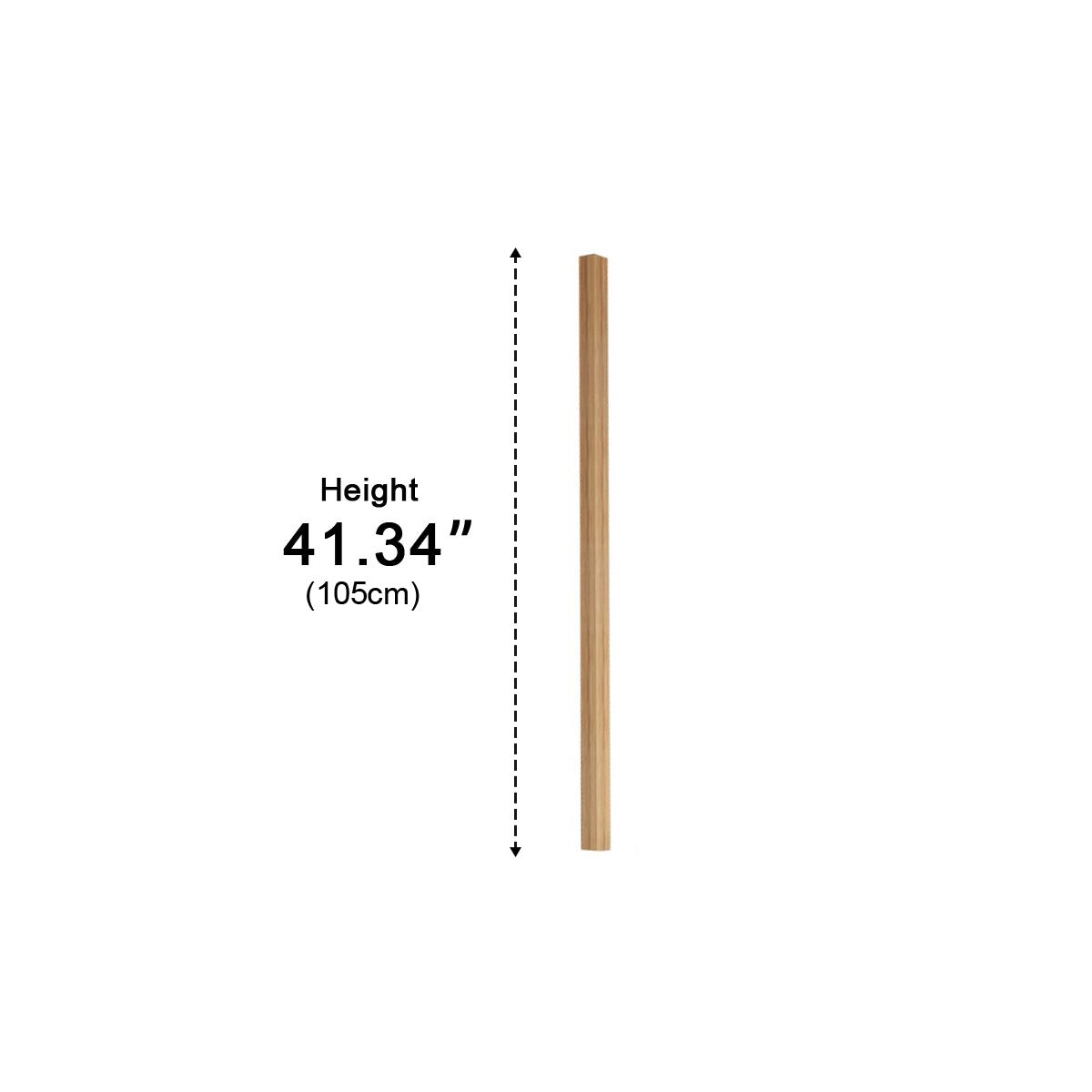 Modern Minimalist Wood Plug In LED Long Strip Floor Lamp - Flyachilles