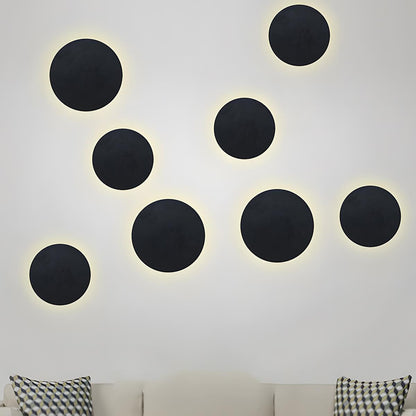 Modern Moon Eclipse Creative LED Indoor Wall Sconce - Flyachilles