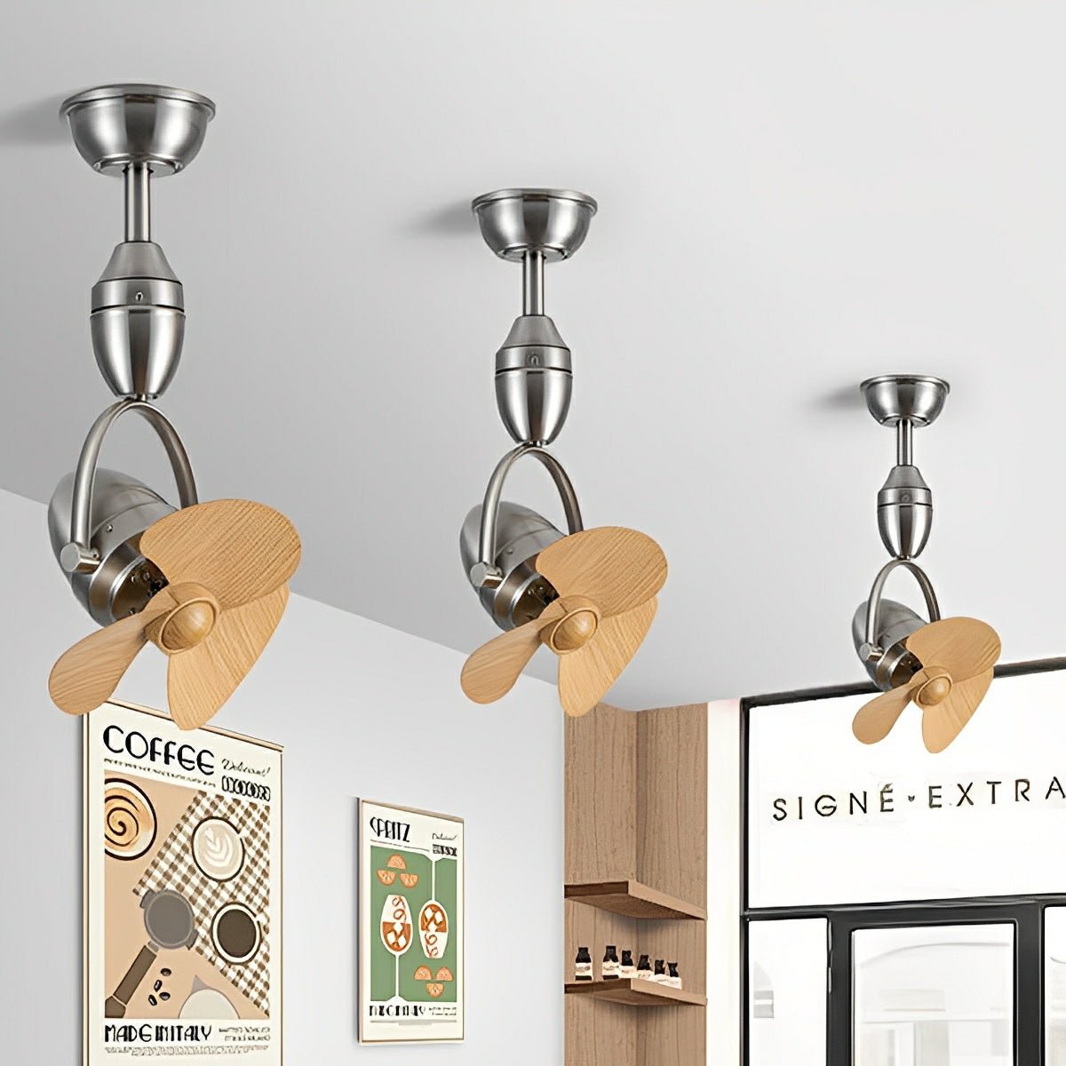 Modern Oscillating Ceiling Fan 3 Blade - Flyachilles